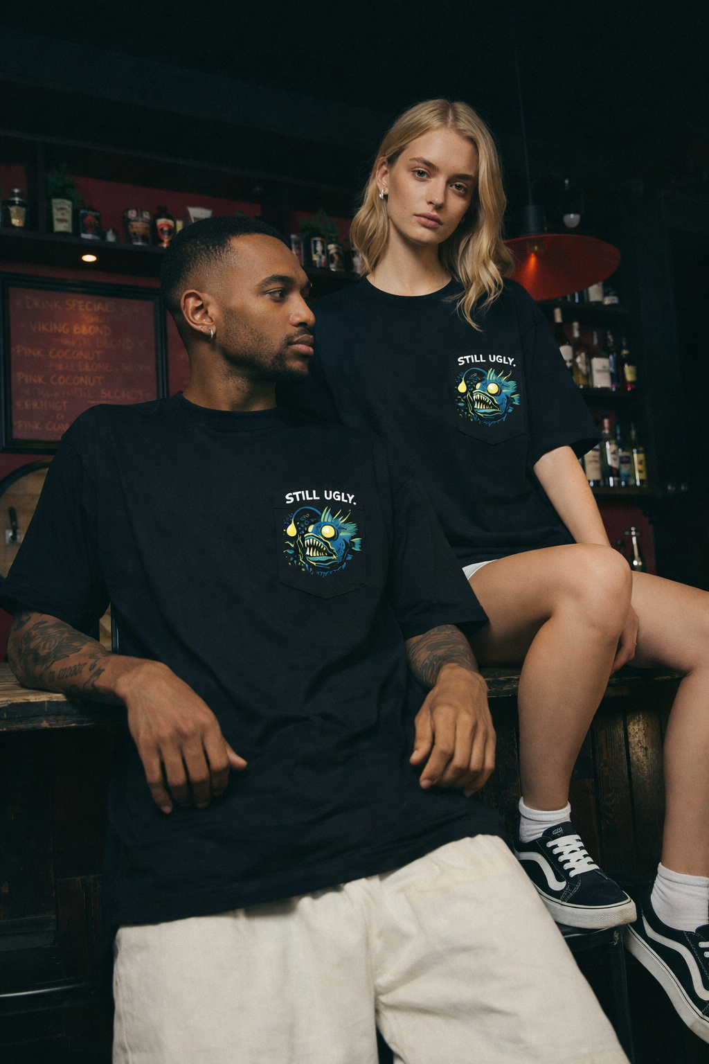 Still ugly. | Misbehaved Animals | UGLY DEAR | Unisex Oversized Classic T-Shirt